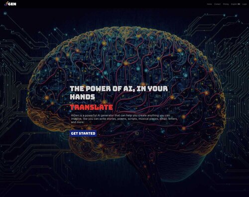 Script - AiGen - All-in-One AI Generation Tool - Artificial Intelligence - code