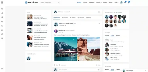 MetaFans - Community & Social Network BuddyPress Theme
